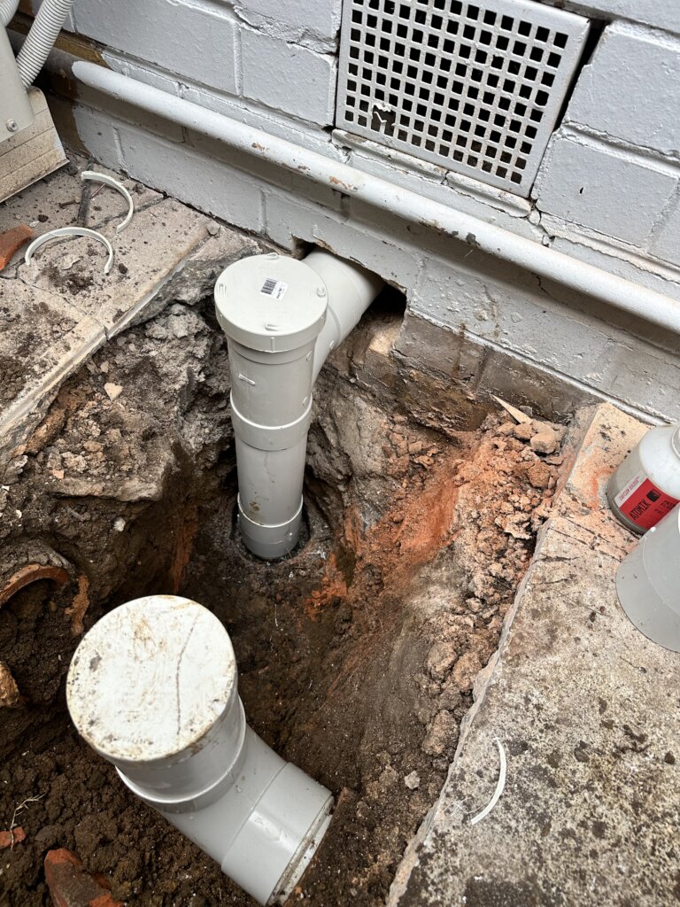 Blocked Drain Geelong West A Blocked drainage pipe in Geelong West